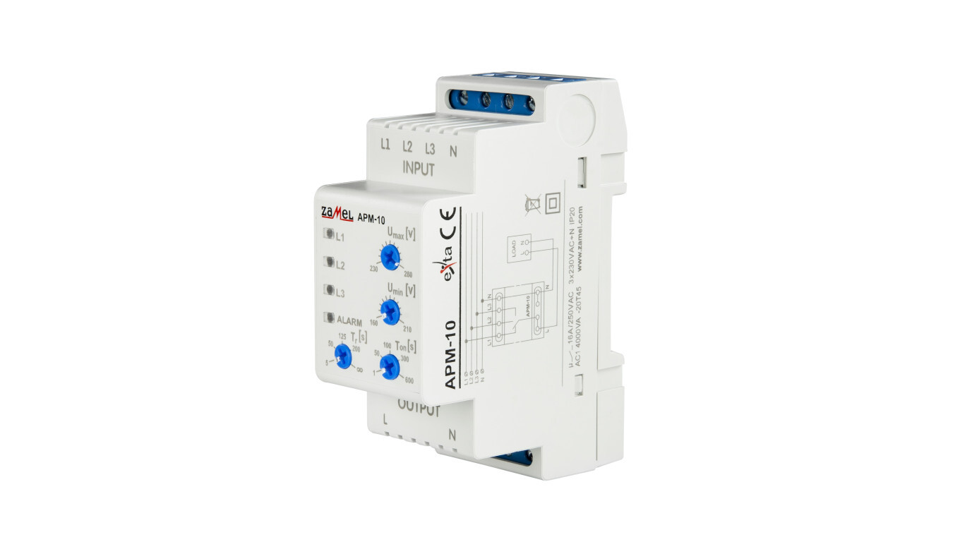 Automatic phase switch 16A 230V/3x400V+N APM-10 EXT10000202 /T2UK
