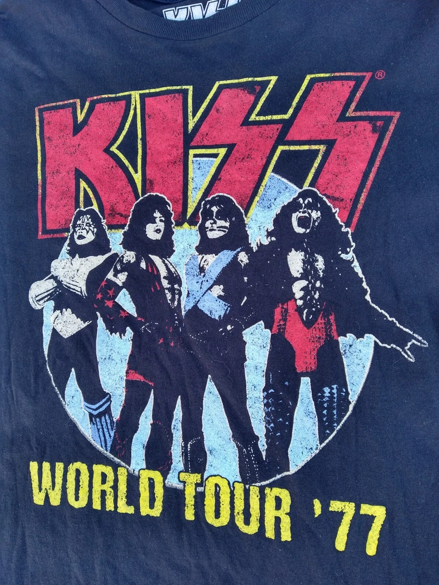 Modernisere Cyberplads Ikke nok KISS Classic World Tour '77 Rock Concert T-Shirt Mens Vintage Style. Size XL | eBay Modernisere Cyberplads Ikke nok KISS Classic World Tour '77 Rock Concert T-Shirt Mens Vintage Style. Size XL | eBay