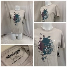 Obvious T-Shirt M Gray 100% Cotton Short Sleeve Made In USA NWT YGI N1-426CG