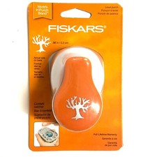 Fiskars TREE Lever Punch, 154730-1002 Crafts Scrapbooking Cards
