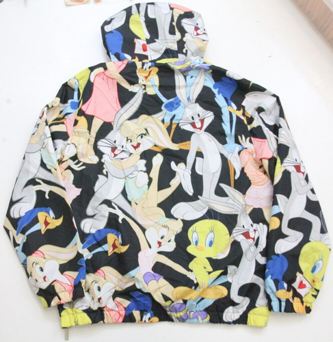 Members Only Looney Tunes Mens Graphic Print Windbreaker Jacket Coat Large WS312 - Picture 9 of 9