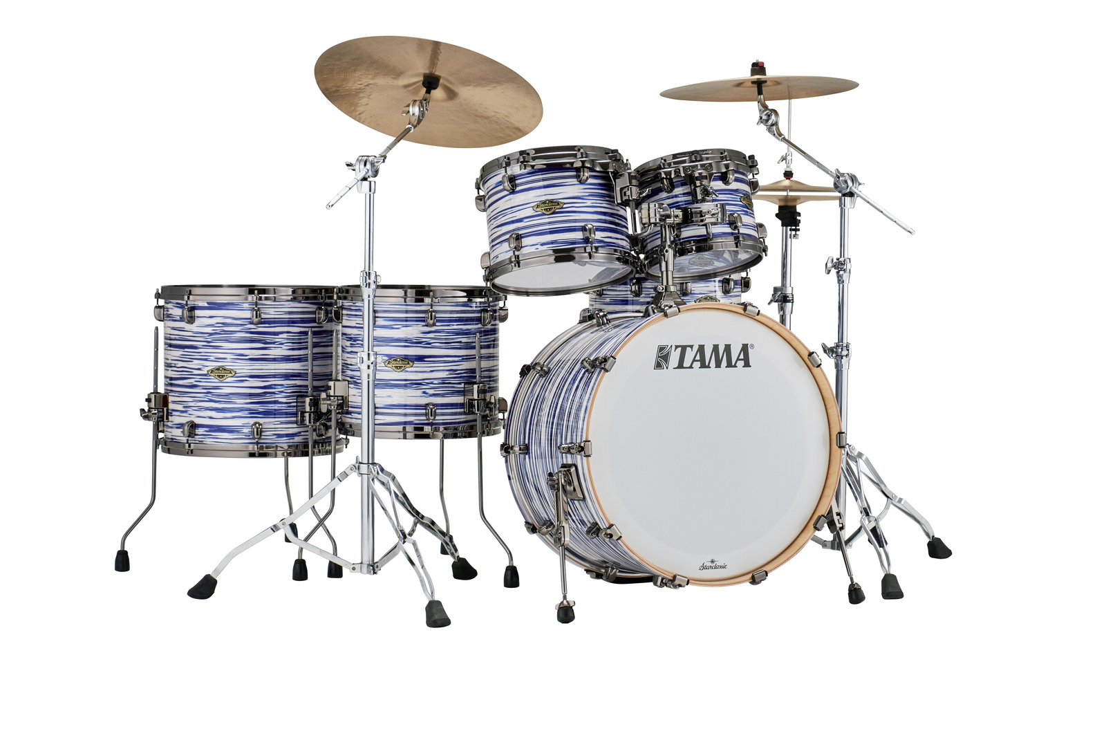 Набор из 5 ракушек Tama 50th Anniversary Starclassic, Голубая и белая устрица