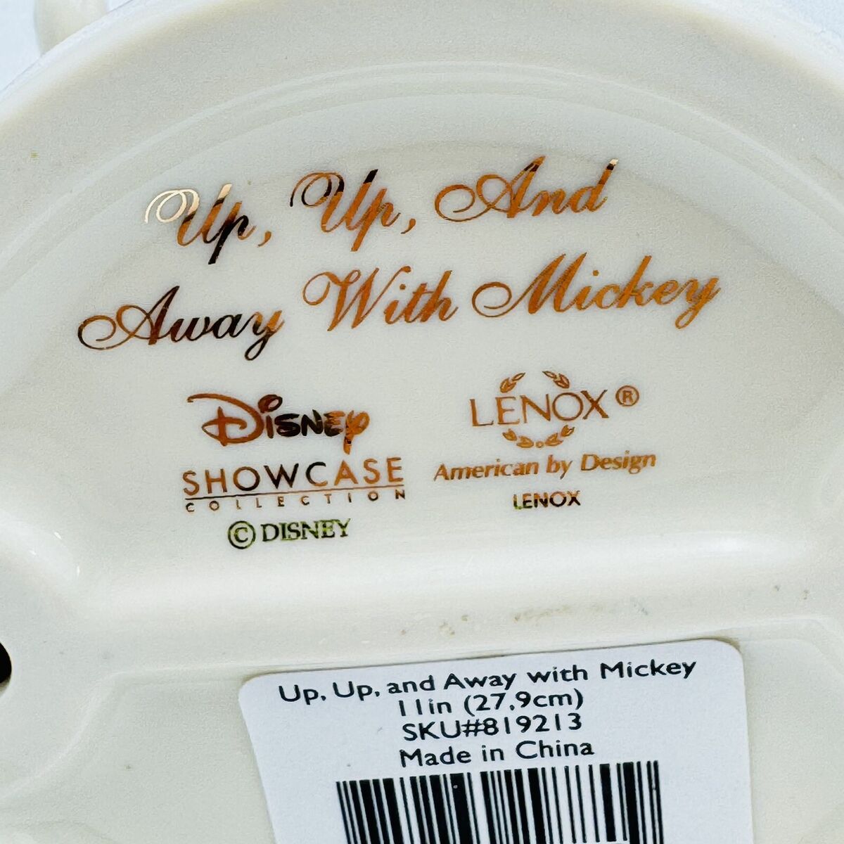 Lenox Disney Up, Up, And Away With Mickey Figurine 11” Tall Lenox Disney Up, Up, And Away With Mickey Figurine 11” Tall