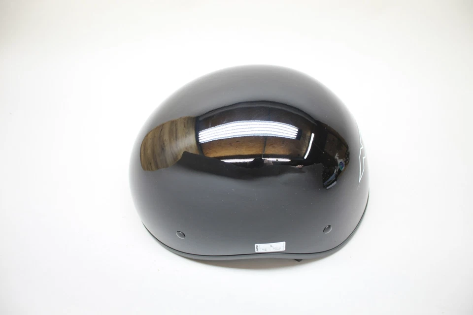 CASCOS AFX AFX-200S NEGRO BRILLANTE MEDIO CASCO MOTO TALLA GRANDE Foto 4 de 4