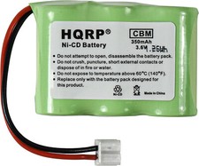Lot of HQRP Batteries for GE 2-9645 29645 2-9745A 29745A 2-9680 29680 2-9682