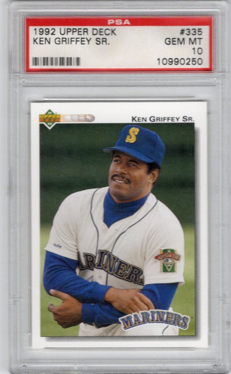 1992 Upper Deck Seattle Mariners Baseball Card #335 Ken Griffey Sr
