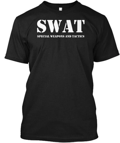 Swat Team Police Uniform T-Shirt Unisex Size S to 4XL - Picture 1 of 2