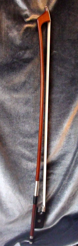 Schöner Kontrabassbogen Pernambuco gestempelt D Muniz Brasil 136gr. 69cm. - Bild 9 von 17