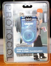 Cable Lock Protocol All-Purpose 3 Foot Heavy Duty 3-Digit Combination