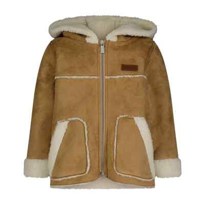 NEW Koolaburra by Ugg faux shearling jacket, Tan, Girls Size 5-6, MSRP:  $100