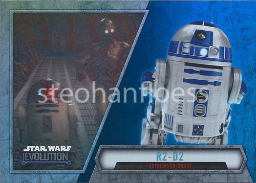 2016 Topps Star Wars Evolution Blue Lightsaber Card You Pick Finish Your Set - Picture 36 of 47