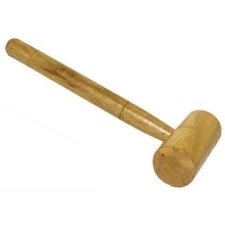 WOOD HEAD HAMMER MALLET 1-5/8", JEWELRY METALSMITH SHAPING BEADING TOOL