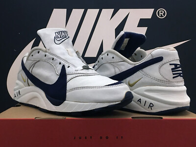 Vintage 1996 Nike Air Grudge Leather UK10 EU45 OG Decade 1 BW 90 180 2 95 96 97 RARE