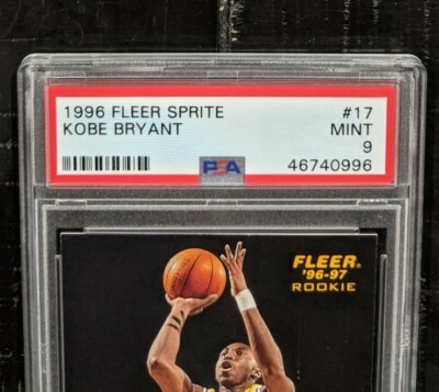 1996-97 FLEER SPRITE Kobe Bryant PSA 9 Mint #17 Rookie RC