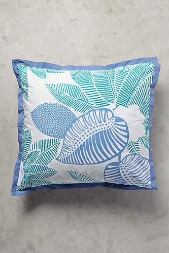 New Anthropologie Island Vignette embroidered QUEEN 5 PC. BED SET ~ SOLD OUT! - Picture 6 of 8