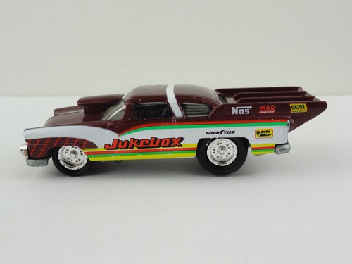 Johnny Lightning Dragsters USA Norm Wizner's '55 Jukebox (Dark Red) - LOOSE - Picture 2 of 7
