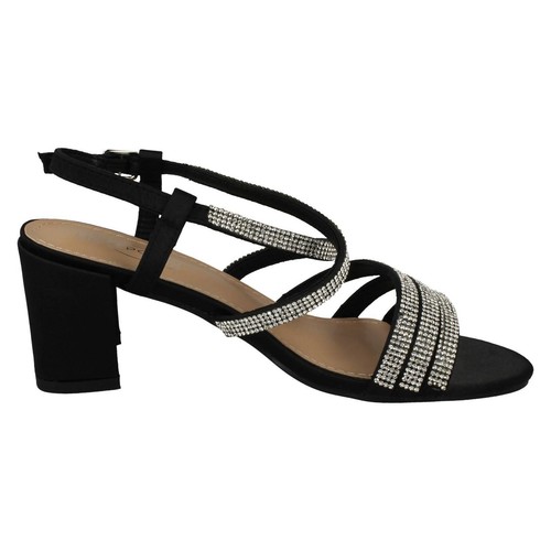 SANDALIAS DE TACÓN ANCHO DIAMANTE F1R2037 PARA DAMA POR SPOT EN VENTA AL POR MENOR £28.00 - Imagen 4 de 17
