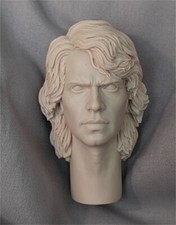 Anakin Skywalk Anime Soldier 1/6 Male Head Sculpture Carving F 12" figure