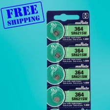 Murata / Sony 364 SR621SW Watch Battery   Exp.2034 - 4Pc