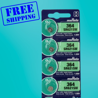 Murata / Sony 364 SR621SW Watch Battery   Exp.2031 - 4Pc