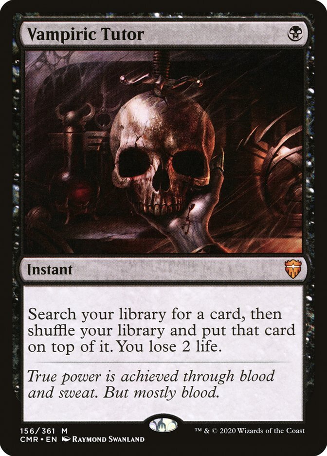 マジック：ザ・ギャザリング MTG vampiric tutor MTG Magic the Gathering Vampiric Tutor (156/794) Commander
