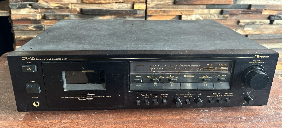 NAKAMICHI ナカミチ CR-40 Nakamichi CR-40 Direct Drive Cassette Deck Audio | eBay