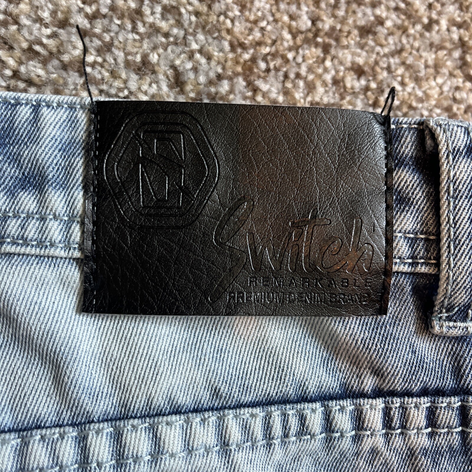 Switch Remarkable Mens Slim Straight Distressed Jeans Size 30 X 30 - View 18