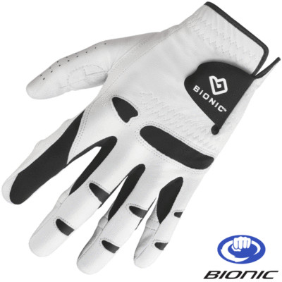 BIONIC STABILGRIP GEPOLSTERTER ORTHOPÄDISCHER CABRETTA LEDER GOLFHANDSCHUH FÜR HERREN -10 % RABATT 2+