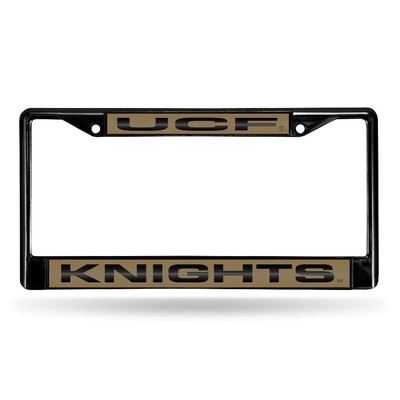 Wincraft NCAA UCF Central Florida Knights Metal License Plate Frame Inlaid Acrylic