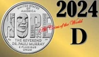 2024-D American Women Quarters Pauli Murray — photo from another recent sale