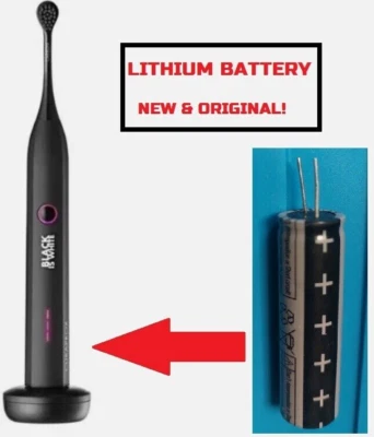 Curaprox Black is White Hydrosonic Spazzolino Sonico - batteria ricambio lithium