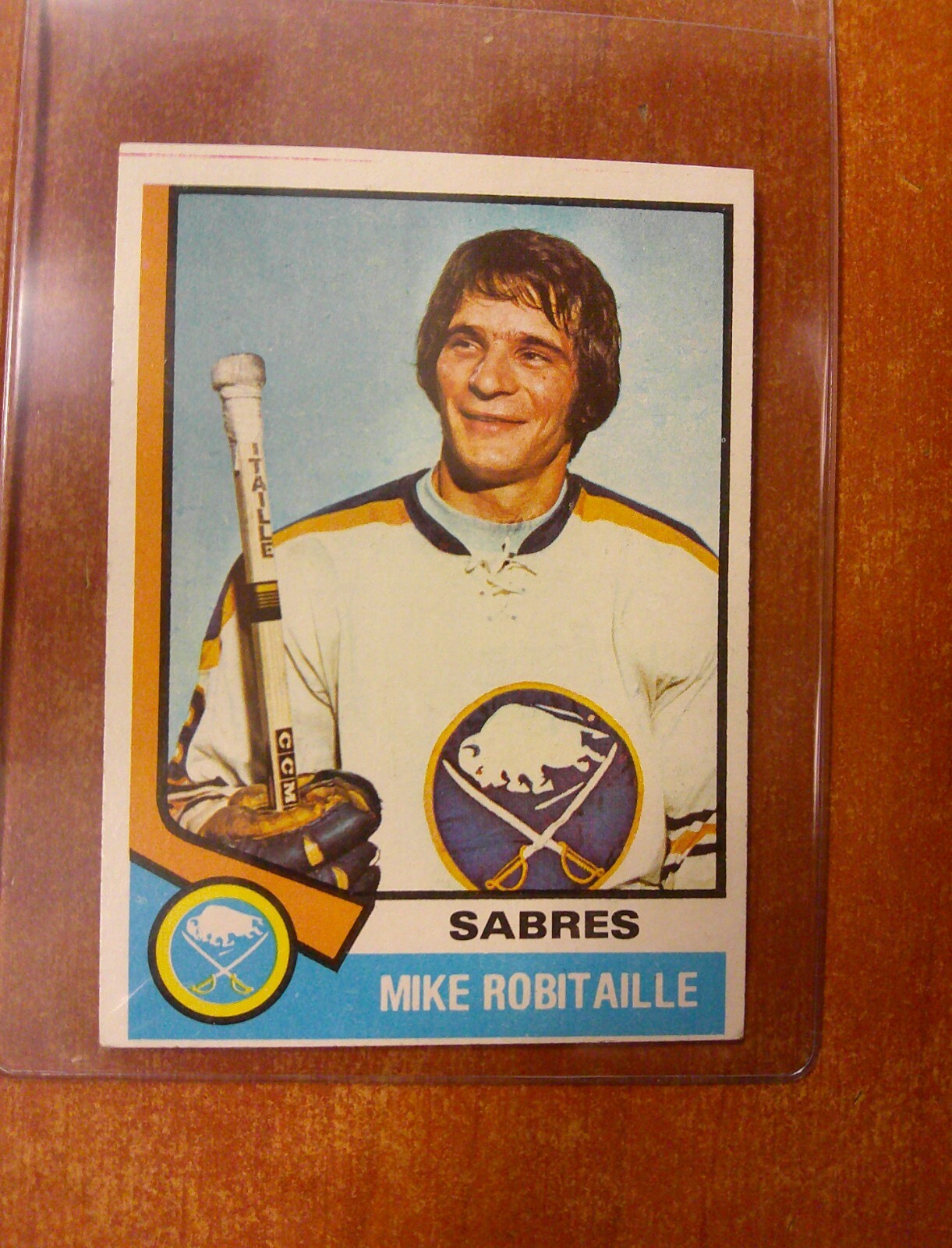 1974-75 Topps - Mike Robitaille #159 - MINT - PACK FRESH 🔥