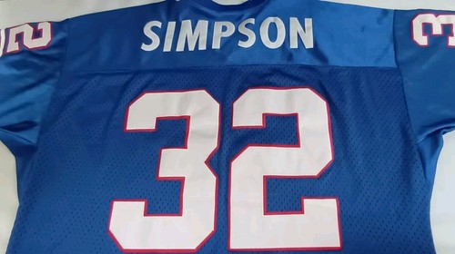 VINTAGE WILSON BUFFALO BILLS #32 OJ SIMPSON FUSSBALLTRIKOT - Bild 5 von 9