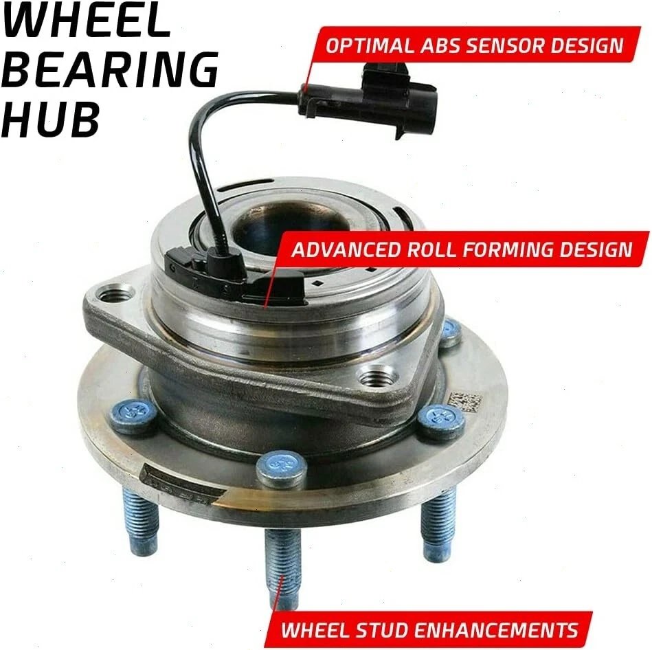 2PCS Front or Rear Wheel Hub & Bearing Assembly fit for 2011 2012 VPG MV-1 - Imagem 3 de 4