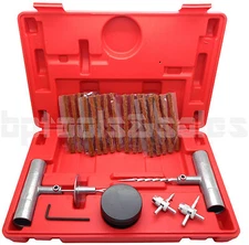 27pc Tire Repair Kit DIY Flat Tire Repair Car Truck Motorcycle Home Plug Patch 