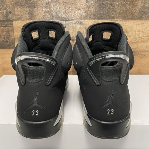 Nike Air Jordan 6 Mid Black Chrome - Men’s Size 13 - DX2836-001 - Picture 4 of 7