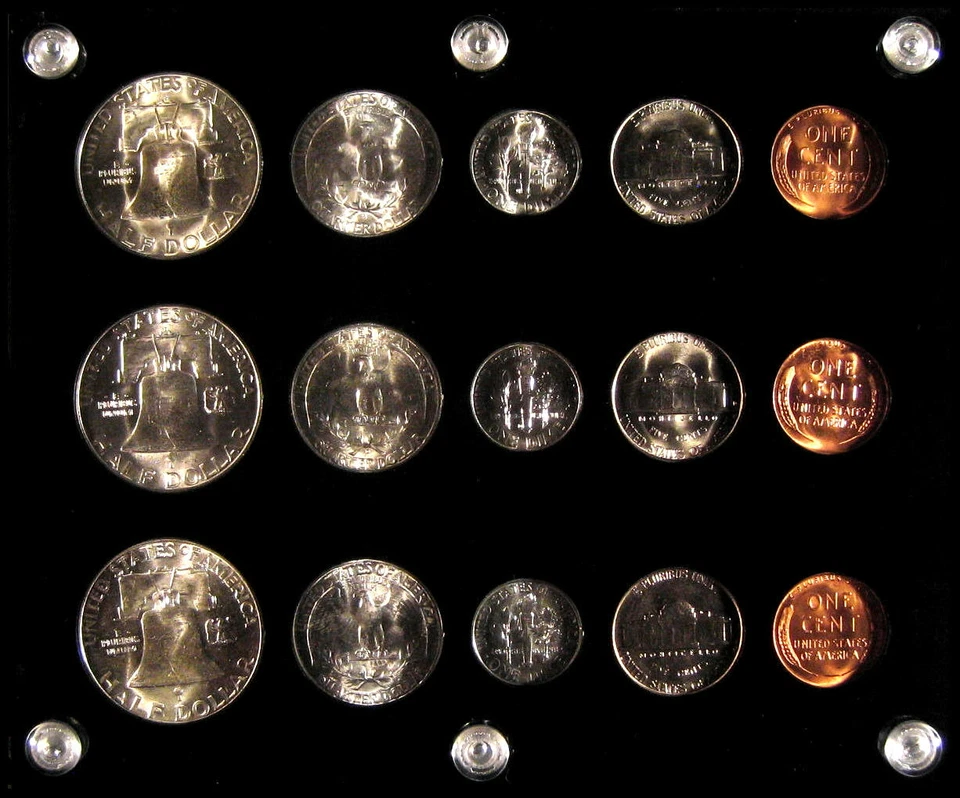1951 P,D&S U.S. COINS GEM UNCIRCULATED SILVER MINT SET! - Image 2 of 2