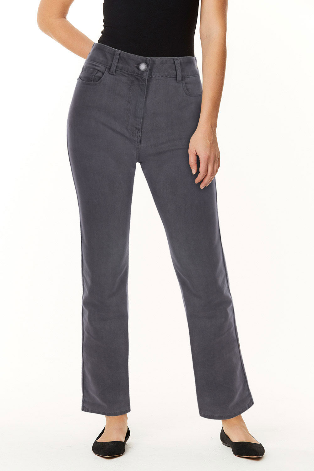 Ex Bonmarche Boot Cut Elastic Waist Betty Jeans Range Various Lengths ...