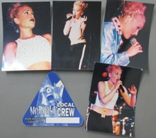 No Doubt photos color 3 1/2 "X 5" Pro Shot 4 Gwen Stefani + Backstage Pass !