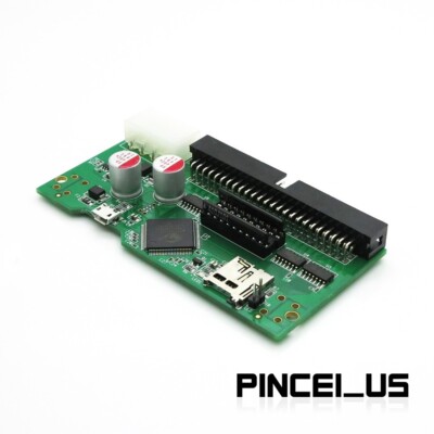 For New 3.5'' SCSI2SD SCSI Adapter With 50-Pin SCSI to SD Card Adapter Slot pe66