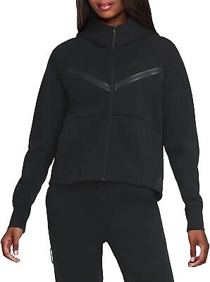 Nike Tech Fleece Sportswear Womens Full Zip Jacket Black Nike Tech Fleece Sportswear Womens Full Zip Jacket Black