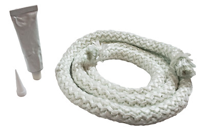 Jamestown J1000, J2000, J3000 Firebox Door Rope Gasket Seal Kit, 1/2'' x 7' 04DAA