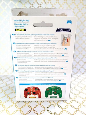 【中古】「非常に良い」Wii Wired Pad Samus Samus Wired Fight Pad Nintendo Wii/Wii U PDP Controller, Clean