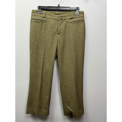 Pantalon Habillé Banana Republic Monogram En Laine Et Soie - Taille 0S - Gris - Neuf Sans étiquettes