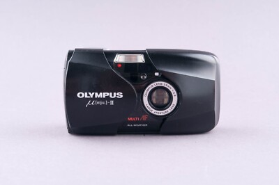 Olympus Mju II Stylus Epic DLX 35mm Black Point & Shoot Film