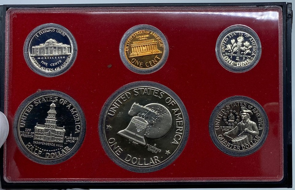 1976 S United States of America Official US Mint PROOF COINS Set ...