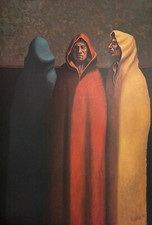 Joe Geshick - The Stone People - Paper Print