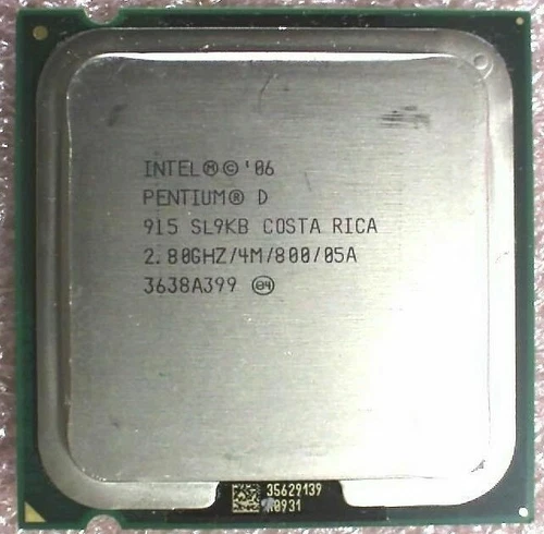 Intel Pentium D 915 2.80GHz 4MB 800MHz LGA775 CPU SL9KB Presler Dual-Core CPU - Picture 2 of 3