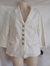 Summer Jacket Size 12 By Kirsten In White Bnwt