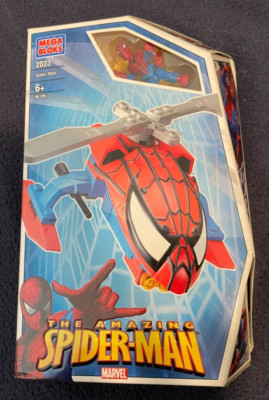 Mega Bloks 46-piece Spider-Man Helicopter #2023 - Sealed in Box